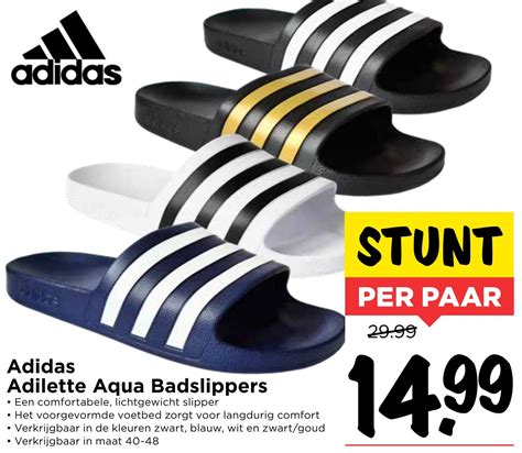 aanbieding adidas badslippers|adidas online shop.